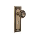 Nostalgic Warehouse Mission Plate With Keyhole Door Set With Meadows Knobsimage