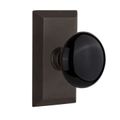 Nostalgic Warehouse Studio Plate Door Set With Black Porcelain Knobsimage