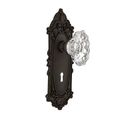 Nostalgic Warehouse Victorian Plate With Keyhole Door Set With Chateau Knobsimage