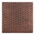 View 1 for Premier Copper Hammered Copper Square Tile - Pack of 4