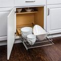 Elements 11-Minute Polished Chrome Cabinet Pullout Basketimage