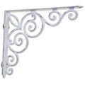 Restorers Simple Fleur Iron Shelf Bracketimage