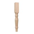 Legacy Artisan Harvest 18 Inch x 2 3/4 Inch Fluted Furniture Legimage