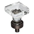 Jeffrey Alexander Harlow Small Glass Square Knobimage