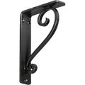 Restorers Architectural Edwards Iron Single Brace Shelf Bracketimage
