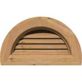 Restorers Architectural Half Round Cedar Brickmould Frame Gable Ventimage
