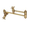 Restorers Restoration Wall Mount Kitchen Pot Filler - Metal Crossimage