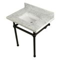 Restorers Templeton Marble Console Sink - Bronze Legs - Squareimage