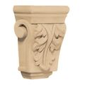 View 1 for Designs of Distinction Hand Carved 4 1/2 Inch Acanthus Corbel