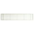 Architectural Grille White Gloss Bar Grille - No Deflectionimage