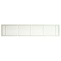 Architectural Grille White Matte Bar Grille - No Deflectionimage