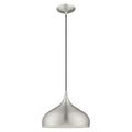 View 1 for Livex Lighting 11 3/4 Inch Metal Shade Mini Pendant