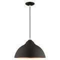 View 1 for Livex Lighting 15 1/2 Inch Dome Metal Shade Mini Pendant