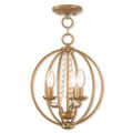 View 1 for Livex Lighting Arabella 3-Light Convertible Ceiling/Mini Chandelier