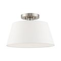 View 1 for Livex Lighting Belclaire Ceiling Mount Light - Off White