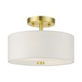 View 1 for Livex Lighting Meridian 11 Inch Semi Flush Light