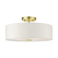 View 1 for Livex Lighting Meridian 15 Inch Semi Flush Light