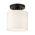 View 1 for Livex Lighting Meridian 7 Inch Semi Flush Light