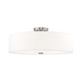 View 1 for Livex Lighting Meridian Off White Ceiling Light