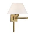 View 1 for Livex Lighting Off White 13 Inch Swing Arm Wall Lamp