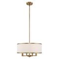 View 1 for Livex Lighting Park Ridge Off White 24 Inch 4-Light Pendant Chandelier