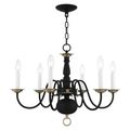 View 1 for Livex Lighting Williamsburgh 6-Light Chandelier