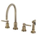 Restorers Concord KS872XDLBS-P Widespread Kitchen Faucetimage