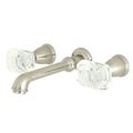 Restorers Krystal Onyx KS712XWQL-P Wall Mount Bathroom Faucetimage