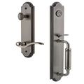 Grandeur Arc Handleset C Grip and Bellagio Levers - Keyed Differentlyimage