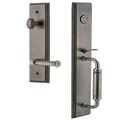 Grandeur Carre Handleset C Grip & Georgetown Lever - Keyed Differentlyimage
