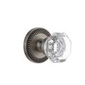 Grandeur Newport Dummy Door Set with Chambord Crystal Knobimage