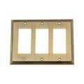 Nostalgic Warehouse Deco Triple Rocker Switch Plateimage