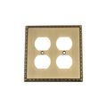 Nostalgic Warehouse Egg & Dart Double Duplex Switch Plateimage