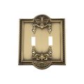 Nostalgic Warehouse Meadows Double Toggle Switch Plateimage