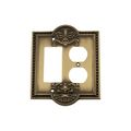 Nostalgic Warehouse Meadows Rocker & Duplex Switch Plateimage
