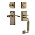 Nostalgic Warehouse New York C Grip Entry Set Swan Lever - Keyed Alikeimage