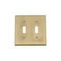 Nostalgic Warehouse New York Double Toggle Switch Plateimage