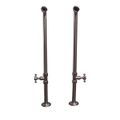 Barclay 31 1/2 Inch Freestanding Supply Lines - Cross Handle Stopsimage