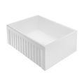 Barclay Carthage Fluted Single Fireclay Farmhouse Kitchen Sinkimage
