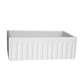Barclay Felicity 30 Inch Fluted Fireclay Farmhouse Kitchen Sinkimage