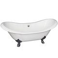 Barclay Marshall Cast Iron Double Slipper Clawfoot Bath Tubimage