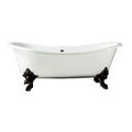Barclay Nelson Cast Iron Double Slipper Clawfoot Bath Tubimage