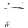 Barclay Tub Surround with Elephant Faucet & Shower - Metal Crossimage