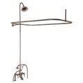 Barclay Tub Surround with Elephant Faucet & Shower - Porcelain Leverimage