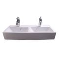 Barclay Winfield Wall Hung Double Bowl Lavatory Sinkimage