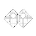 Barclay Wire Grids for Montague Corner Stainless Steel Sink - Pairimage