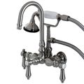 Aqua Vintage Heirloom Wall Mount Clawfoot Tub Faucetimage