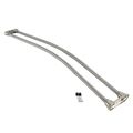 Restorers Edenscape Adjustable Double Curved Shower Curtain Rodimage