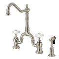 Restorers English Country KS775PXBS Bridge Kitchen Faucet & Sprayerimage