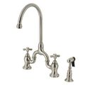 Restorers English Country KS779AXBS Bridge Kitchen Faucet & Sprayerimage